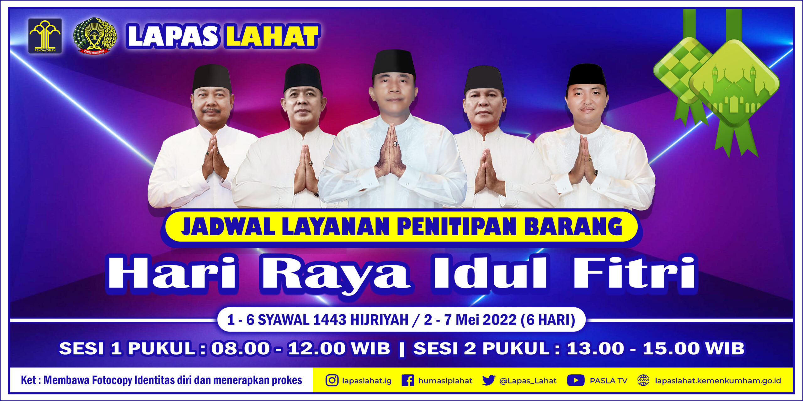 Jelang Lebaran Lapas Lahat