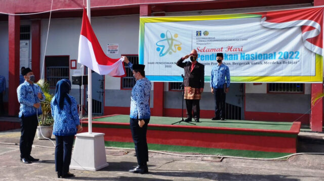 Upacara Hari Pendidikan Nasional di Lapas Lahat